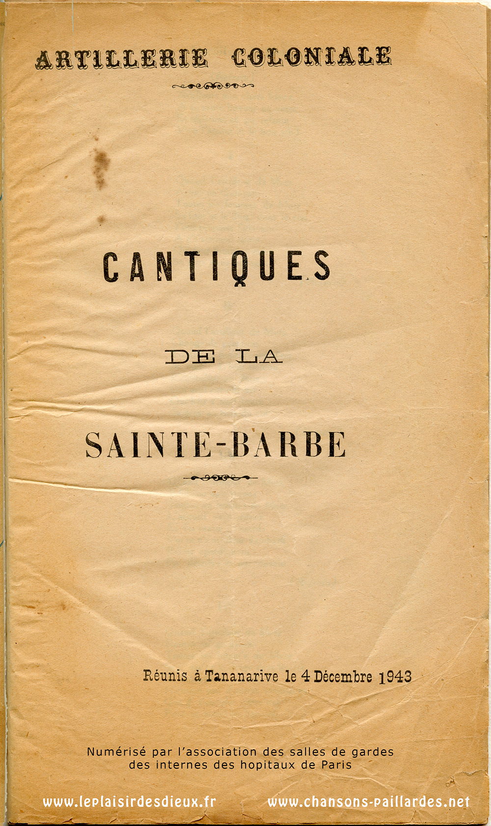 cantiques Sainte Barbe